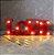 Luminária Letreiro Quadro Led Love Vermelho - Imagem 4