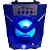 Caixa De Som Bluetooth Portátil Rádio Fm Micro Sd - Azul - Imagem 2