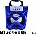 Caixa De Som Bluetooth Portátil Rádio Fm Micro Sd - Azul - Imagem 5