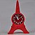 Relógio De Mesa Despertador Torre Eiffel - Vermelho - Imagem 2
