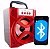 Caixa De Som Bluetooth Portátil Rádio Fm Micro Sd - Vermelho - Imagem 1