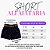 Short Alfaiataria Feminino Social Cintura Alta Com Cinto Com Bolso - Imagem 5
