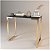 Mesa Buffet Balcão Aparador Industrial Pé Dourado 90X30X76 - Imagem 7