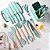 Kit 19 Peças Jogo de Utensílios Para Cozinha em Silicone Com Cabo de Madeira Completo - Imagem 3