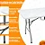 Yab - Mesa Dobrável 1,80 M Vira Maleta C/ Alça Resistente Camping Praia Premium Área Externa/interna 180cm Portátil - Cor Branco - Imagem 2