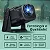 Projetor Hy320 Davely Smart TV Android WiFi6 390 ANSI Lumens Full HD 4K Mini Projetor Portátil Preto com Controle Remoto - Imagem 4