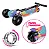 Patinete Infantil 3 Rodas Dobrável Com Led Conect Brinq BV0011 Brinquedo para Crianças Estável, Seguro E Divertido Colorido - Imagem 5