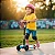 Patinete Infantil 3 Rodas Dobrável Com Led Conect Brinq BV0011 Brinquedo para Crianças Estável, Seguro E Divertido Colorido - Imagem 8
