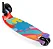 Patinete Infantil 3 Rodas Dobrável Com Led Conect Brinq BV0011 Brinquedo para Crianças Estável, Seguro E Divertido Colorido - Imagem 9