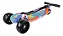 Patinete Infantil 3 Rodas Dobrável Com Led Conect Brinq BV0011 Brinquedo para Crianças Estável, Seguro E Divertido Colorido - Imagem 10