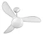 Ventilador De Teto Ventisol Fênix E-27 Branco 130w Com 3 Pás De Plástico, 960 mm De Diâmetro - Imagem 1