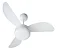 Ventilador De Teto Ventisol Fênix E-27 Branco 130w Com 3 Pás De Plástico, 960 mm De Diâmetro - Imagem 5