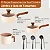 Jogo De Panelas Cerâmico Antiaderente Indução 10 Peças - Imagem 3
