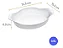 Marinex conjunto de assadeiras oval opaline 3 peças branco - Imagem 5