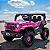 Carro Elétrico Infantil Jipe Off-road 12v Rosa Brinqkids - Imagem 1