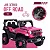 Carro Elétrico Infantil Jipe Off-road 12v Rosa Brinqkids - Imagem 3