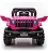 Carro Elétrico Infantil Jipe Off-road 12v Rosa Brinqkids - Imagem 4