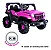 Carro Elétrico Infantil Jipe Off-road 12v Rosa Brinqkids - Imagem 6