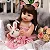 Brastoy Bonecas Bebe Reborn Menina 100% Silicone 55 Cm - Imagem 5