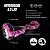 Hoverboard Skate Elétrico 6.5 Polegadas Com Led E Bluetooth Cor Roxo Galáxia Brinovar - Imagem 4