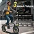 Honeywhale B20 Bicicleta Elétrica, 440w-35km-25km/h-120kg, Scooter Motor-Ebike-adulto-bike-autonomia-velocidade Máxima-carga-honey Whale-fat-dobravel, 14 Aro, Freios A Disco Dianteiros E Traseiros - Imagem 4