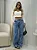 Calça Jeans Wide Leg Feminina Cintura Alta Pantalona - Imagem 5