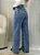 Calça Jeans Wide Leg Feminina Cintura Alta Pantalona - Imagem 9