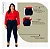 Calça Jeans Plus Size Cintura Alta Elastano Lycra Modeladora - Imagem 7