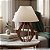 Kit 2 unidades Abajur La Finesse Cupula - Luminária Para Decoração Quarto e Sala - Imagem 7