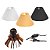 Kit 2 unidades Abajur La Finesse Cupula - Luminária Para Decoração Quarto e Sala - Imagem 4
