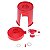 Dispenser Suporte c/ Torneira para Garrafa Pet (Refrigerante Agua) - Vermelho - Imagem 9