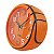 Relógio Despertador De Mesa Decoração Bola Basquete - Imagem 10