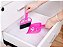Kit de Mini Pá e Escova para Limpeza Pequena - 2 Peças - Rosa - Imagem 3