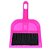 Kit de Mini Pá e Escova para Limpeza Pequena - 2 Peças - Rosa - Imagem 2