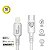 Cabo Energy PD 20W - SUPER SOFT POWERLINE - TIPO C  /  IPHONE - GOLD PROTECTION - Imagem 1