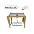 Mesa Sensorial Montessoriana Infantil de Madeira Pinus com Bandejas | Vica Decor - Imagem 2