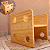 Cadeira Cubo Montessori Infantil 3 em 1 Madeira Maciça Premium Multiuso - Imagem 6