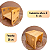 Cadeira Cubo Montessori Infantil 3 em 1 Madeira Maciça Premium Multiuso - Imagem 2