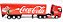 MAN TGX COCA COLA  - ESCALA 1/64 + CARRETA (ESCALA 1/68) = 25 CM - Imagem 4