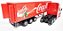 FREIGHTLINER CASCADIA COCA COLA - ESCALA 1/64 + CARRETA (ESCALA 1/68) = 25 CM - Imagem 3