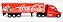 FREIGHTLINER CASCADIA COCA COLA - ESCALA 1/64 + CARRETA (ESCALA 1/68) = 25 CM - Imagem 5