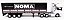 SCANIA V8 R730 HIGHLINE BRANCA + CARRETA NOMA - ESCALA 1/64 (25 CM) - Imagem 5