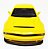Dodge Challenger SRT Demon Amarelo - Escala 1/32 12 CM - Imagem 5