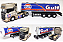 SCANIA R730 GULF - ESCALA 1/64 + CARRETA ESCALA 1/64 = 26 CM - Imagem 1