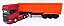 Scania Highline Vermelha  + Carreta Basculante 1/64 - Imagem 6