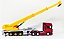 Scania Highline Vermelho + Carreta Guindaste 1/64 - Imagem 1