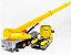Scania Highline Amarelo + Carreta Guindaste 1/64 - Imagem 3