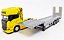 Miniatura Scania Highline Amarelo + Carreta Prancha 1/64 - Imagem 3