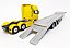Miniatura Scania Highline Amarelo + Carreta Prancha 1/64 - Imagem 4