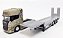 Miniatura Scania Highline Prata + Carreta Prancha 1/64 - Imagem 3